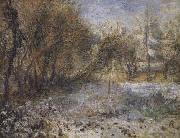 Pierre Renoir Snowy Landscape oil painting artist